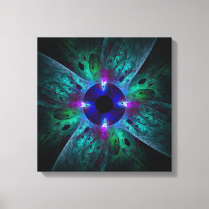 De Abstracte kunst Quad Canvas afdrukken