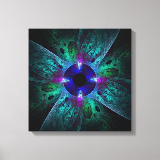 De Abstracte kunst Quad Canvas afdrukken (Voorkant)
