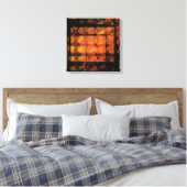 De Abstracte kunst Quad Canvas van de muur drukt Afdruk (Insitu (Slaapkamer))