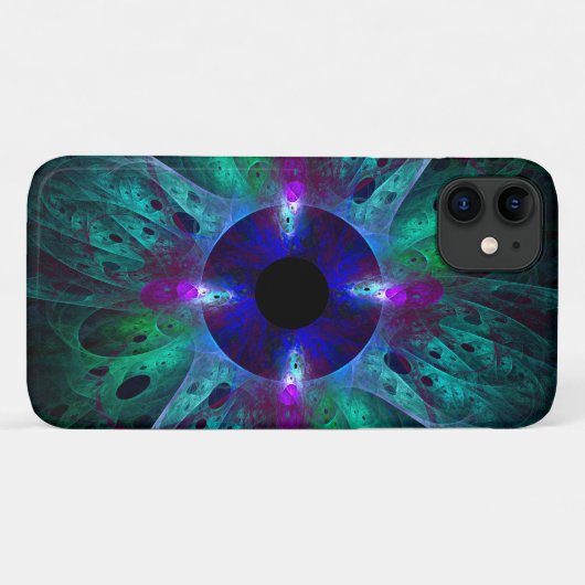 De Abstracte kunst van het oog Case-Mate iPhone Case (Achterkant (horizontaal))