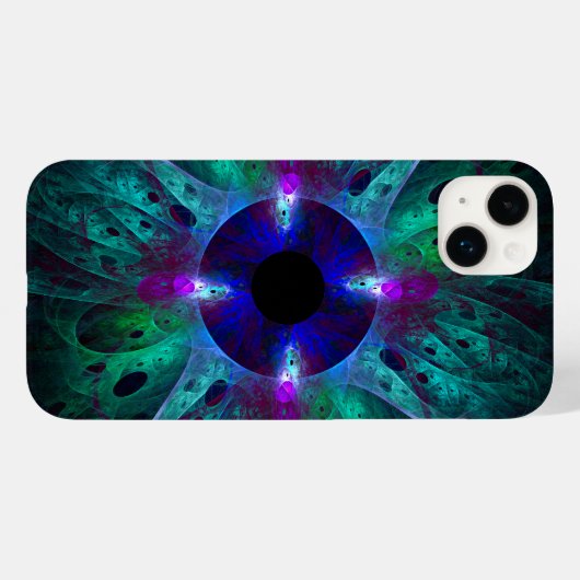 De Abstracte kunst van het oog Case-Mate iPhone Case (Achterkant (horizontaal))