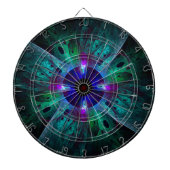 De Abstracte kunst van het oog Dartbord (Voorkant)
