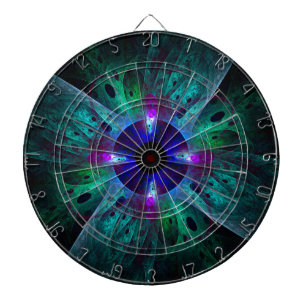 De Abstracte kunst van het oog Dartbord