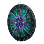 De Abstracte kunst van het oog Dartbord (Voorkant Rechts)