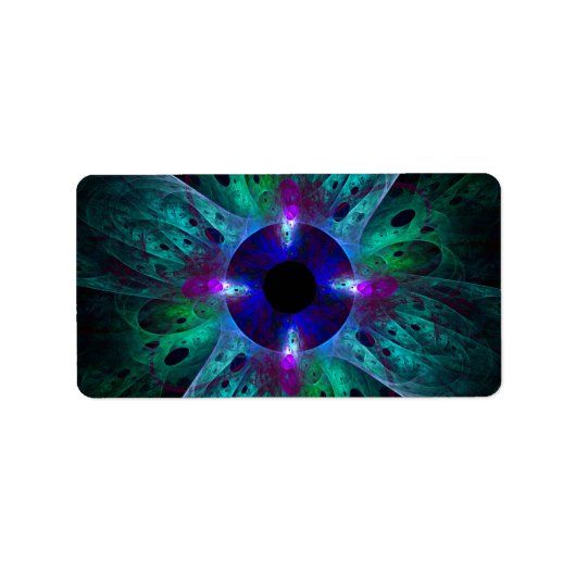 De Abstracte kunst van het oog Etiket (Voorkant)