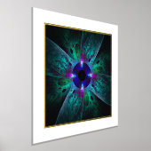 De Abstracte kunst van het oog Folie Afdrukken (Laagn)