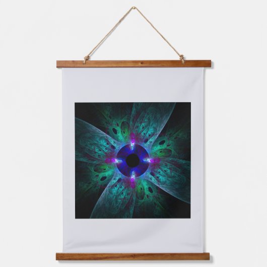 De Abstracte kunst van het oog Hangend Wandkleed (Voorkant)