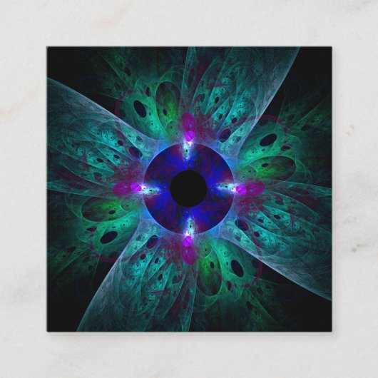 De Abstracte kunst van het oog Informatiekaartje (Voorkant)