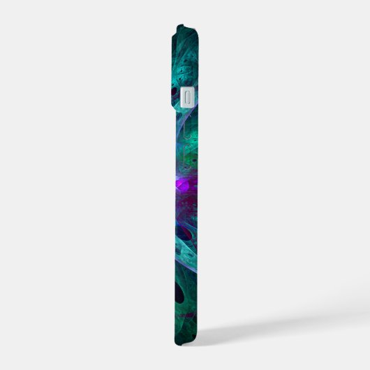 De Abstracte kunst van het oog iPhone 15 Case (Linkerkant)