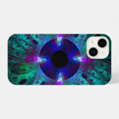 De Abstracte kunst van het oog iPhone Hoesje (Achterkant horizontaal)