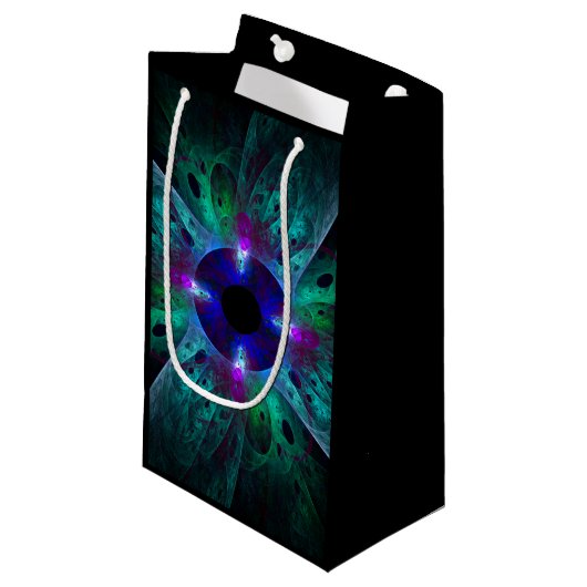 De Abstracte kunst van het oog Klein Cadeauzakje (Voorkant Gekanteld)
