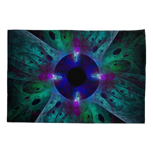 De Abstracte kunst van het oog Kussensloop (Achterkant)