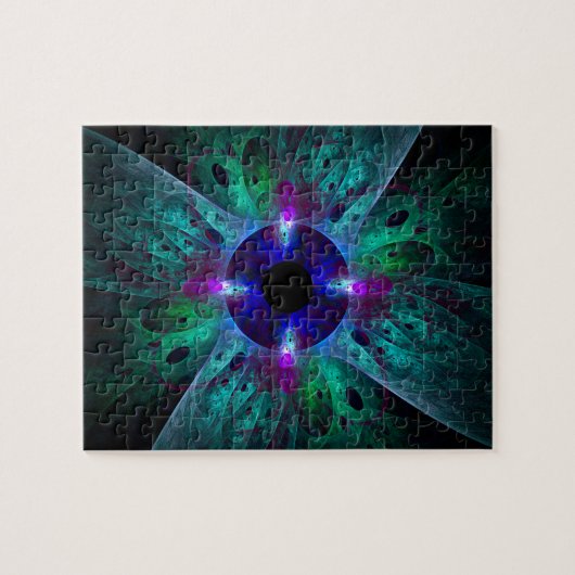 De Abstracte kunst van het oog Legpuzzel (Horizontaal)