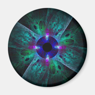 De abstracte Kunst van het Oog om Magneet