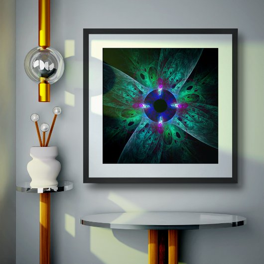 De Abstracte kunst van het oog Poster