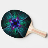 De Abstracte kunst van het oog Tafeltennisbatje (Zijkant)