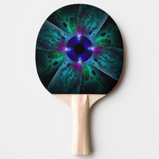 De Abstracte kunst van het oog Tafeltennisbatje (Voorkant)