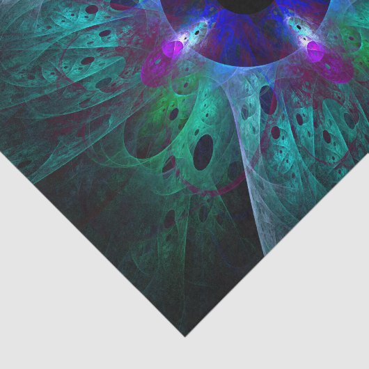 De Abstracte kunst van het oog Tissuepapier (Detail)