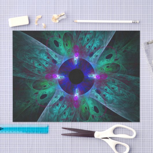 De Abstracte kunst van het oog Tissuepapier (Craft)