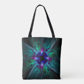 De Abstracte kunst van het oog Tote Bag (Achterkant)