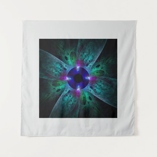 De Abstracte kunst van het oog Wandkleed (Voorkant (horizontaal))