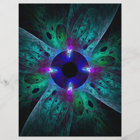 De Abstracte kunstbrochure van Eye Flyer (Voorkant)