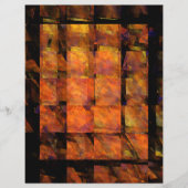 De Abstracte kunstbrochure voor de muur Flyer (Voorkant)