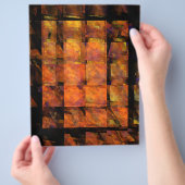 De Abstracte kunstbrochure voor de muur Flyer (Hand)