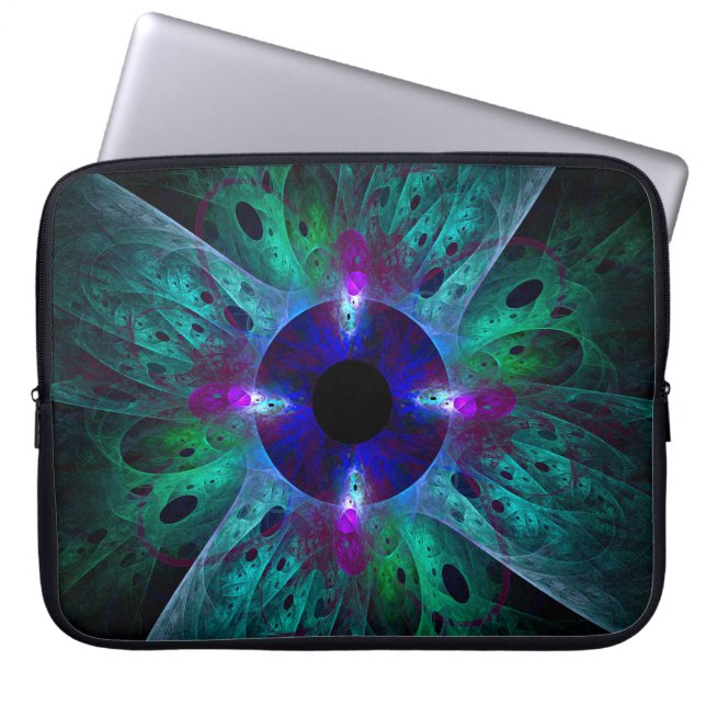 De Abstracte kunstlaptophoes Laptop Sleeve (Voorkant)