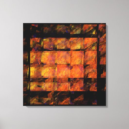 De Abstracte kunstschilderdruk van de muur Canvas Afdruk (Voorkant)