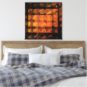 De Abstracte kunstschilderdruk van de muur Canvas Afdruk (Insitu (Slaapkamer))