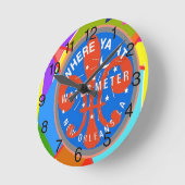 De abstracte Meter van het Water Ronde Klok (Hoek)