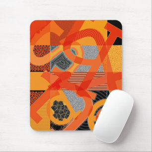De abstracte Muismat van de Kunst van de Brief