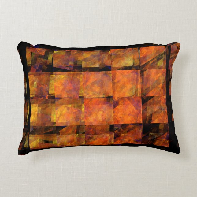 De Abstracte muur van de Kunstingang Decoratief Kussen (Voorkant)