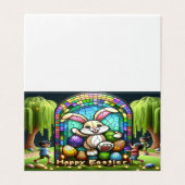 De Abstracte paashaas ideationeel Kaart (Buitenkant ongevouwen)