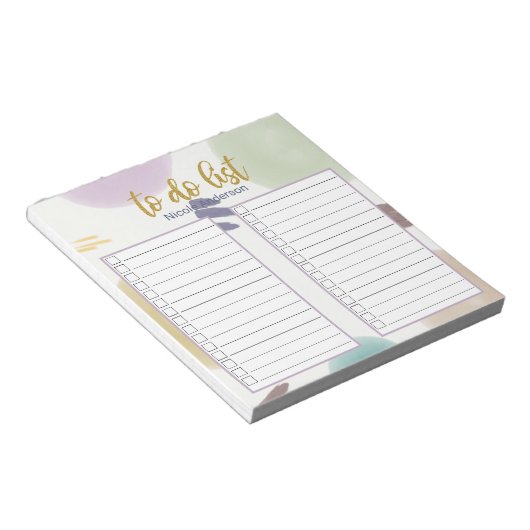 De Abstracte penseelstreken van het deeg verkeren Notitieblok (Schuin)