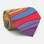 De Abstracte Pride Stropdas (Opgerold)