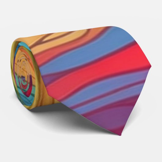 De Abstracte Pride Stropdas (Opgerold)