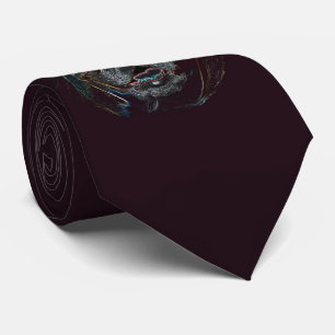 De abstracte Psychedelische Donkere Tekening van Stropdas