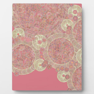 de abstracte roze patroon bloemenkleur fotoplaat
