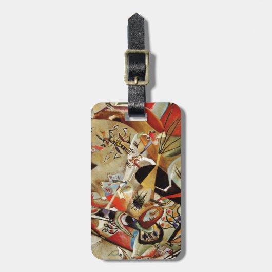 De Abstracte samenstelling van Kandinsky Bagagelabel (Voorkant verticaal)