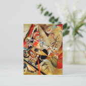 De Abstracte samenstelling van Kandinsky Briefkaart (Staand voorkant)