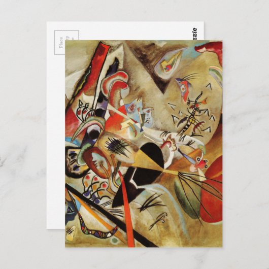 De Abstracte samenstelling van Kandinsky Briefkaart (Voorkant / Achterkant)