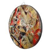 De Abstracte samenstelling van Kandinsky Dartbord (Voorkant Rechts)