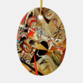 De Abstracte samenstelling van Kandinsky Keramisch Ornament (Voorkant)