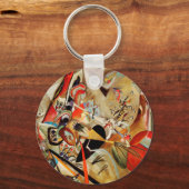 De Abstracte samenstelling van Kandinsky Sleutelhanger (Voorkant)
