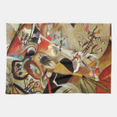 De Abstracte samenstelling van Kandinsky Theedoek (Horizontaal)