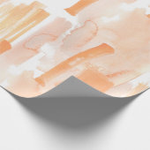 De Abstracte Slagen van de Borstel van de Waterver Cadeaupapier (Hoek)