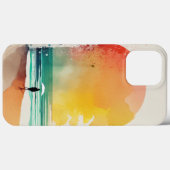 De Abstracte strand-kunst van Waves binnenlopen Case-Mate iPhone Case (Achterkant (horizontaal))