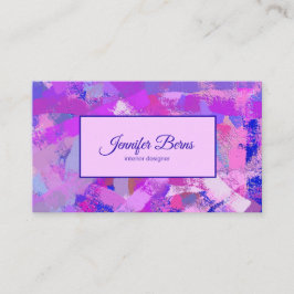 De abstracte textuur van de Slagen van de Borstel. Visitekaartje